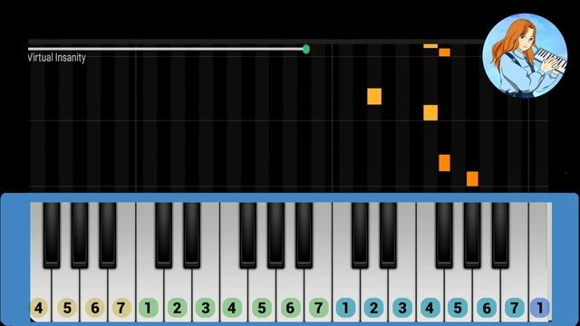 Jamiroquai - Virtual Insanity (Pianika/Melodica Tutorial) смотреть онлайн