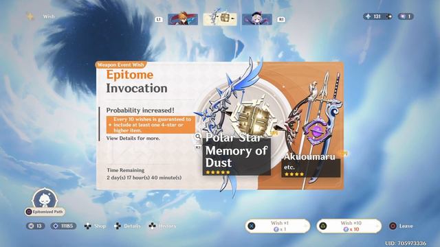 Polar Star after Memory of Dust , 2 gold in 2 wish , Thanks MiHoYo :) смотреть онлайн