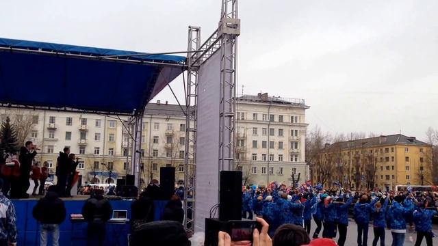 Гимн эстафеты Олимпийского огня в Северодвинске смотреть онлайн