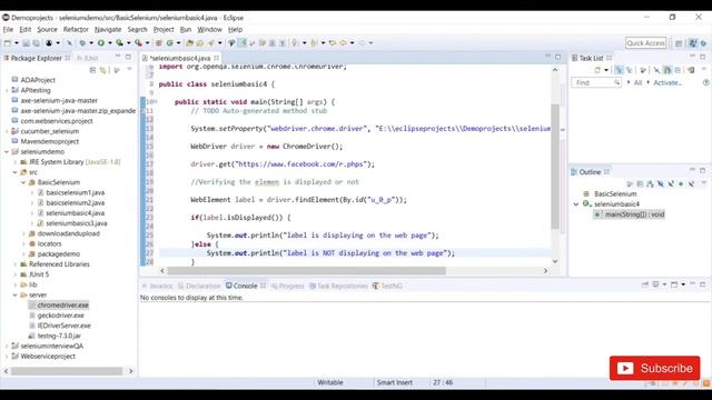 #18 How to Verify Visibility of Element, Difference B/W isDisplayed isSelected isEnabled in Seleniu смотреть онлайн