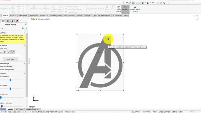 How to insert an image in solidworks || How to add logo in solidworks смотреть онлайн