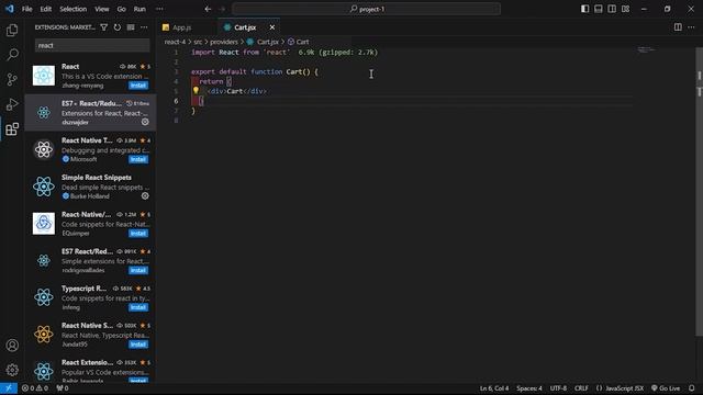 4 most important Extensions for VS Code & React Js - أهم 4 اضافات فيجوال ستوديو كود و ريأكت جى إس смотреть онлайн
