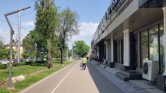 Walking From Asia Mall To Bishkek Park (Kyrgyzstan, Bishkek)