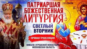 БОЖЕСТВЕННАЯ ЛИТУРГИЯ. СВЕТЛЫЙ ВТОРНИК