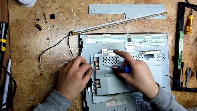 Ремонт монитора Benq, проблема с Ccfl подсветкой.