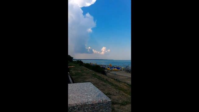 Пляж Каменка в Ейске. Любительская съемка. смотреть онлайн