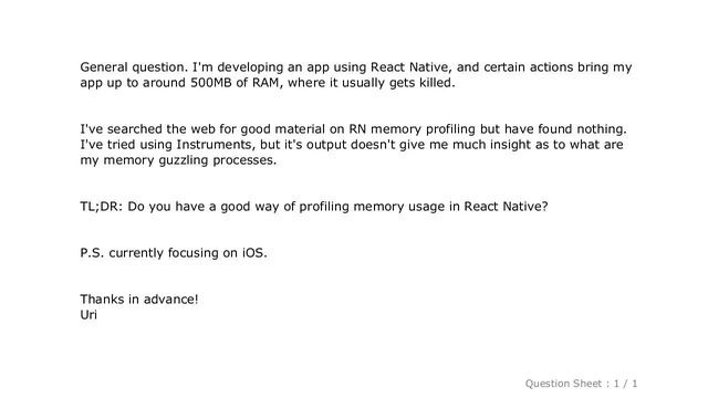 iOS : Debugging - How to profile react native memory usage смотреть онлайн