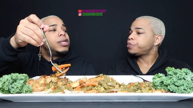 HONEY LIME SHRIMP STIR FRY WITH SWEET PLANTAINS смотреть онлайн