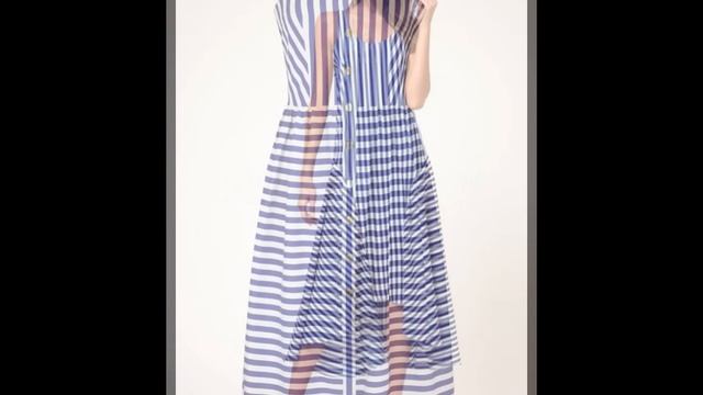 Модные сарафаны в полоску 2020 смотреть онлайн