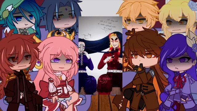 Реакция Yandere AU Genshin на Т/и как Канаэ Кочо | The reaction of Yandere AU Genshin to Y/n as... смотреть онлайн