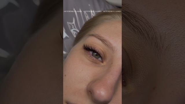Inst: artemenko_lashes ?Коричневые реснички ?Мокрый эффект ?С- изгиб смотреть онлайн