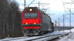 2ЭС6-188 "Синара" с грузовым поездом