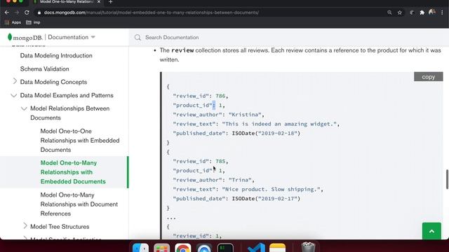13 - Model One-to-Many Relationships with Document Embedded vs References смотреть онлайн