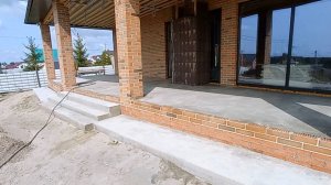 Дождеотведение, отмостка, ступеньки, полы по грунту на веранде...#Казань