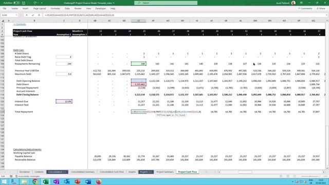 How to Create a Project Finance Model in Excel смотреть онлайн