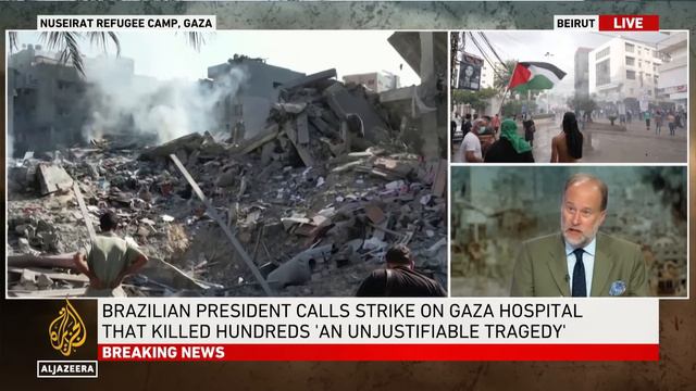 Egyptian President Abdel Fattah el-Sisi speaks about situation in Gaza as Israeli strikes continue смотреть онлайн
