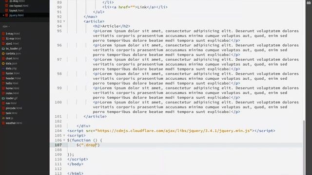 JQuery Dropdown Menu Tutorial in 15 mins смотреть онлайн