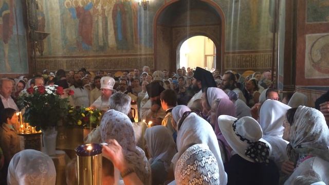 Величание на праздник Преображения в свято-Пафнутьевом монастыре смотреть онлайн