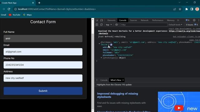 Full-Stack Contact App using Next JS and MongoDB, Part 4, Post Request + react-query 2023 смотреть онлайн