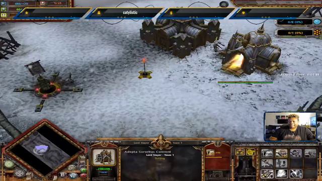Warhammer Dawn Of War SoulStorm Game Of The Year Sisters of Battle Play. смотреть онлайн