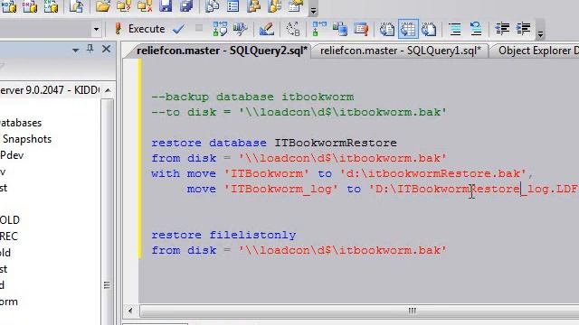 RESTORE with move смотреть онлайн