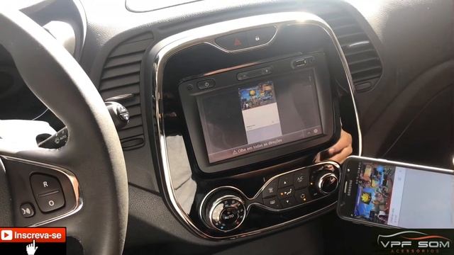 ESPELHAMENTO NO MEDIA NAV / DESBLOQUEIO RENAULT CAPTUR смотреть онлайн
