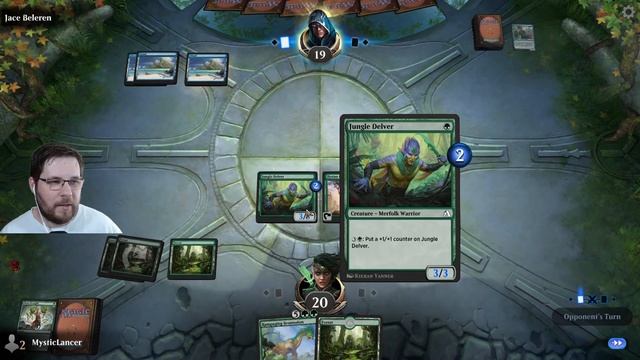 Green vs Blue Color Challenge Walkthrough for MTG Arena #MTGA Vivien Reid vs Jace Beleren смотреть онлайн