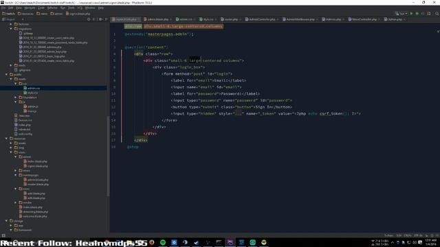 Website for my stream Part 2 [PHP/HTML/CSS/Laravel] смотреть онлайн