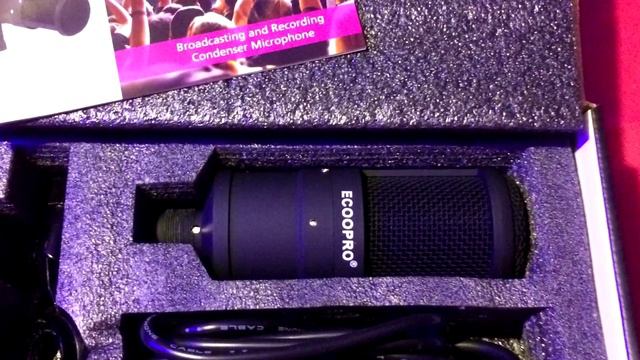 EcooPro Condenser Microphone смотреть онлайн