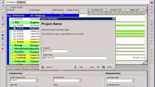 Creating a New Project In Primavera P6 смотреть онлайн