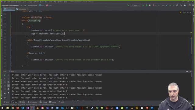 OOP3200 - F2020 - Lesson 9 - Part 1 - Java Logic, Arrays and Strings смотреть онлайн
