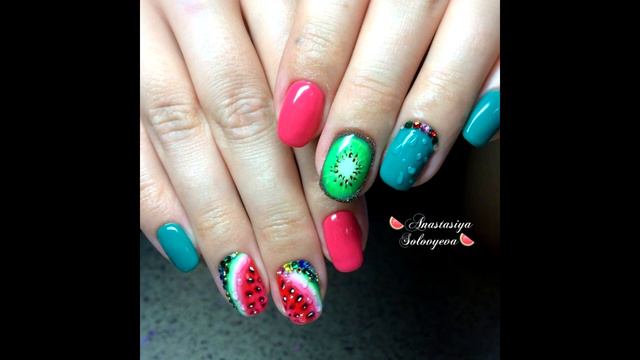 Дизайн маникюра лето 💥 ИДЕИ МАНИКЮРА 💥 ДИЗАЙН НОГТЕЙ 💖💖💖 смотреть онлайн