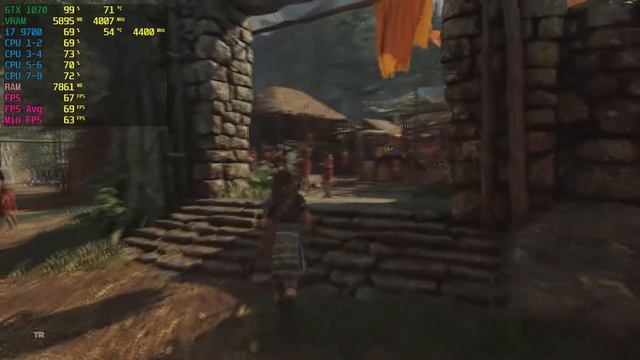 Shadow of the Tomb Raider | GTX 1070 + i7 9700 | 1080p Ultra | Benchmark смотреть онлайн