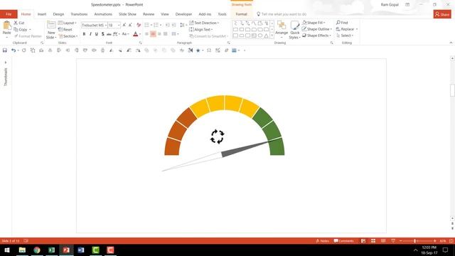How to Create STUNNING Speedometer Chart Template in PowerPoint смотреть онлайн