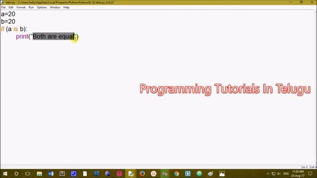 Operators in python in telugu || Kotha Abhishek || Membership || Identity || Bitwise смотреть онлайн