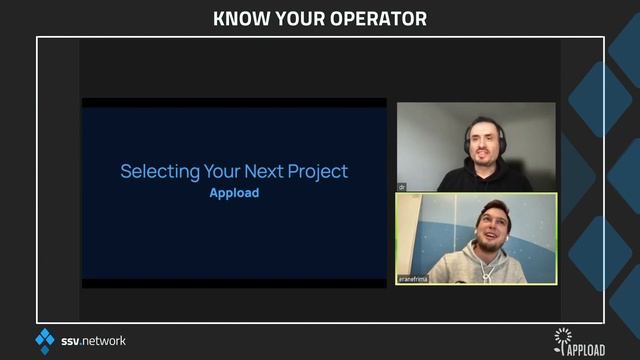 [SSV] Know Your Operator - ssv network x Appload смотреть онлайн