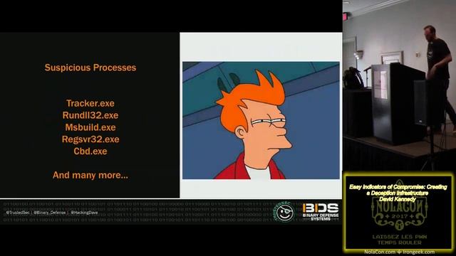 NolaCon 2017 GBD02 Easy Indicators of Compromise Creating a Deception Infrastructure David Kennedy смотреть онлайн