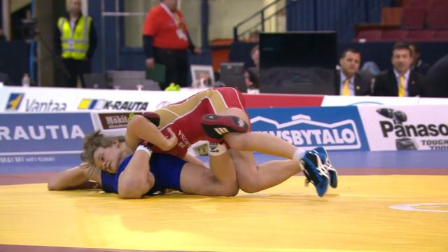 60Kg Bronze 2 - Women Wrestling - European Championships 2014 смотреть онлайн