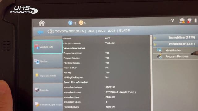 How to perform 2023 Toyota Corolla new remote program protocol with Smart Pro Key Programmer смотреть онлайн