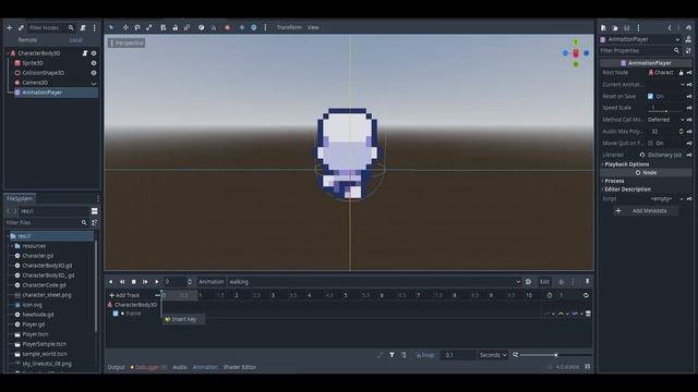 HD-2D Character Code in Godot 4.0 смотреть онлайн
