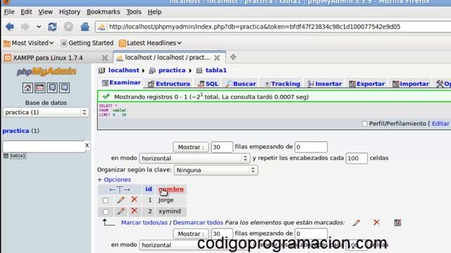 Conexión a Bases de datos con PHP y MySQL parte 1 (Crear base de datos) смотреть онлайн