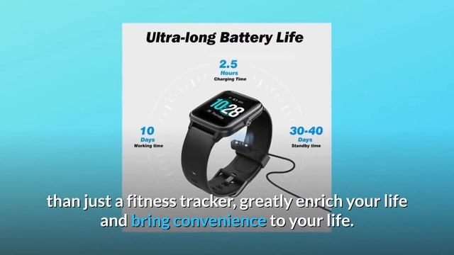 Fitpolo Fitness Tracker Smart Watch for Android iOS Phones Review смотреть онлайн