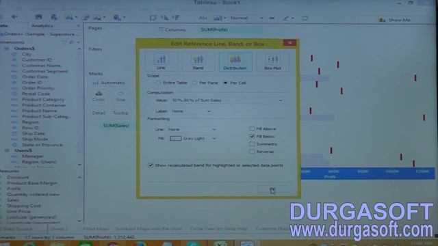 Tableau || bullet graphs смотреть онлайн