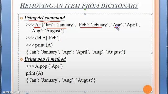Class11 Dictionary in Python (Part2) смотреть онлайн