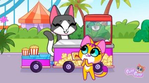 👩🎤🦹♀️ Pink vs Black Challenge Song | Purr-Purr Songs for Kids