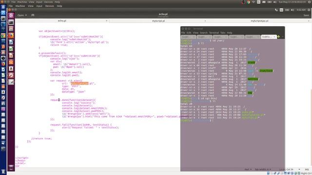Using PERL + Boostrap Form + jQuery + AJAX смотреть онлайн