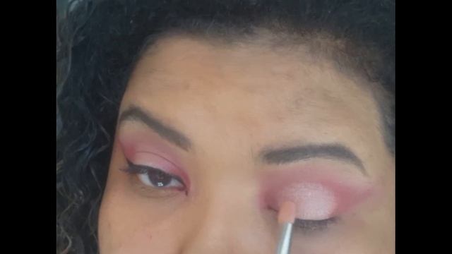Monochromatic pink spring makeup tutorial using almost all colour pop pressed powder eyeshadow смотреть онлайн