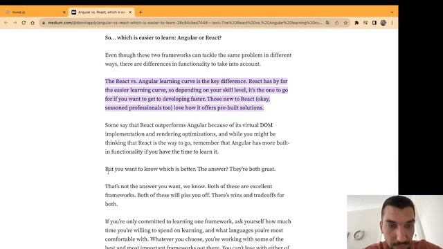 React - Why I chose it. Free RS School (HTML, CSS, JS, REACT, Angular) смотреть онлайн