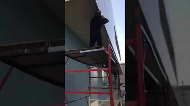 Монтаж Фасада композит АКП смотреть онлайн