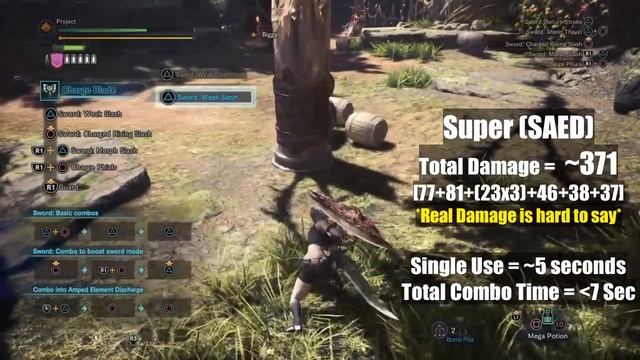 Monster Hunter World [MHW] - The BEST Charge Blade Combos (Guide) смотреть онлайн